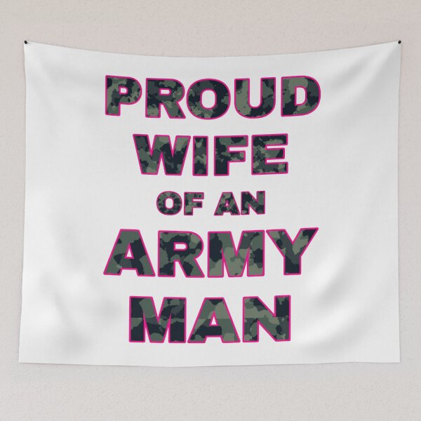 Item preview, Proud wife of an army man  designed and sold by Nishad4.