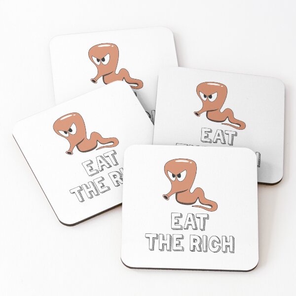 Item preview, worm on a string eat the rich designed and sold by zerobatt.