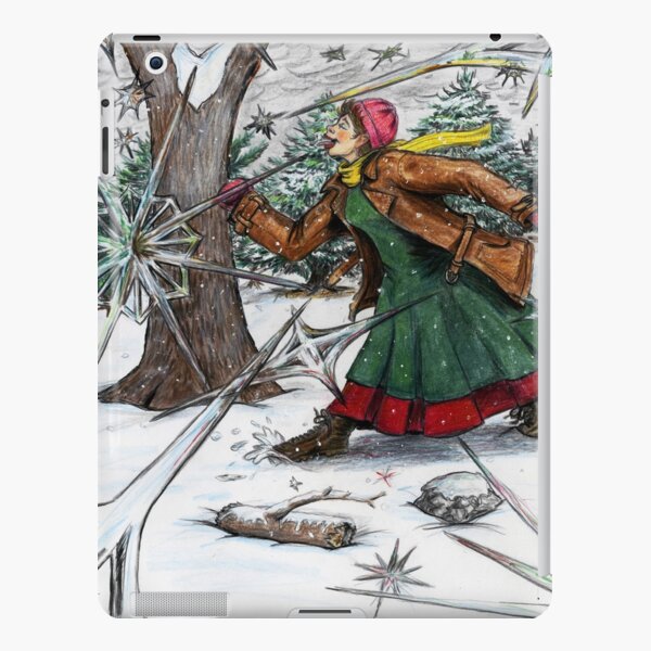 Snowflake Girl iPad Snap Case