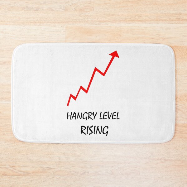 Item preview, Hangry level rising - Funny food quote designed and sold by Deegital18.