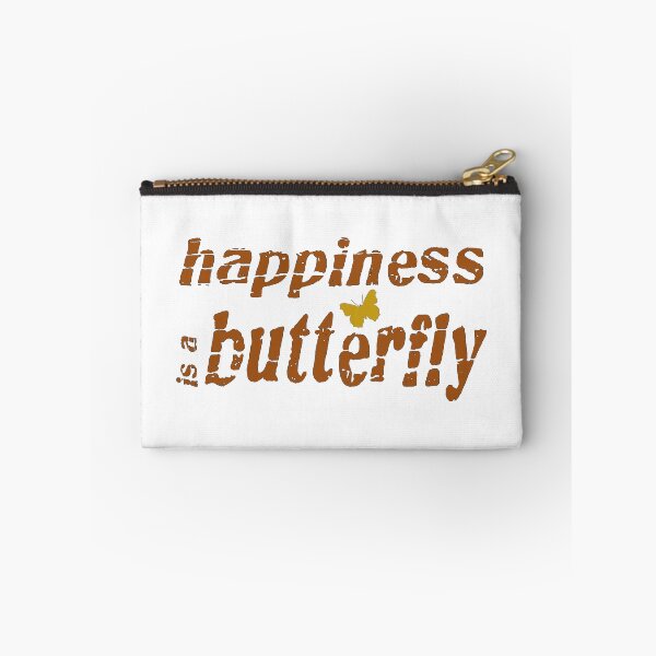 Item preview, Distressed Happiness is a butterfly text with a small butterfly image designed and sold by Bees-Honey-Gift.