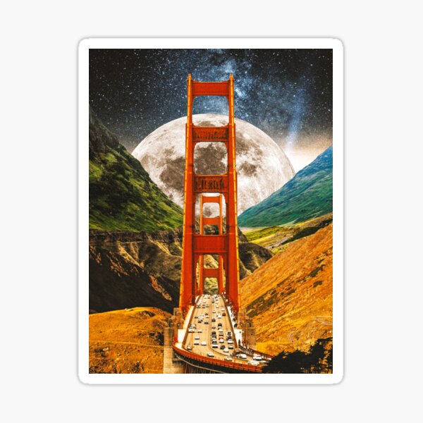 Bridge to Space Fantasy Land Sticker