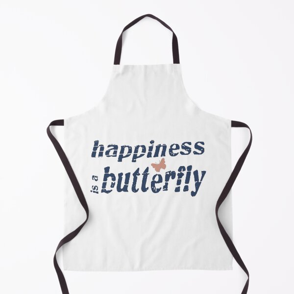 Item preview, Distressed Happiness is a butterfly text with a small butterfly image designed and sold by Bees-Honey-Gift.