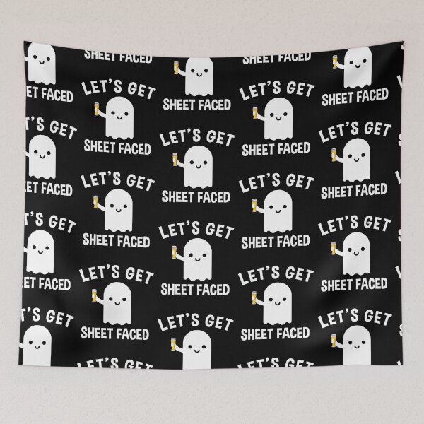 Item preview, Let's Get Sheet Faced Ghost Halloween Party  designed and sold by zedesignn.
