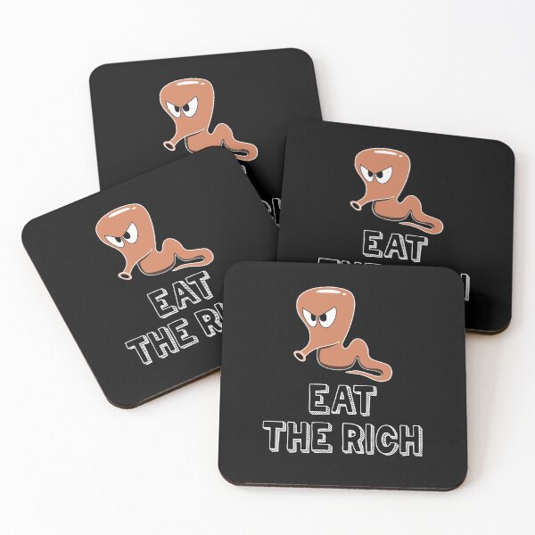 Item preview, worm on a string eat the rich designed and sold by zerobatt.