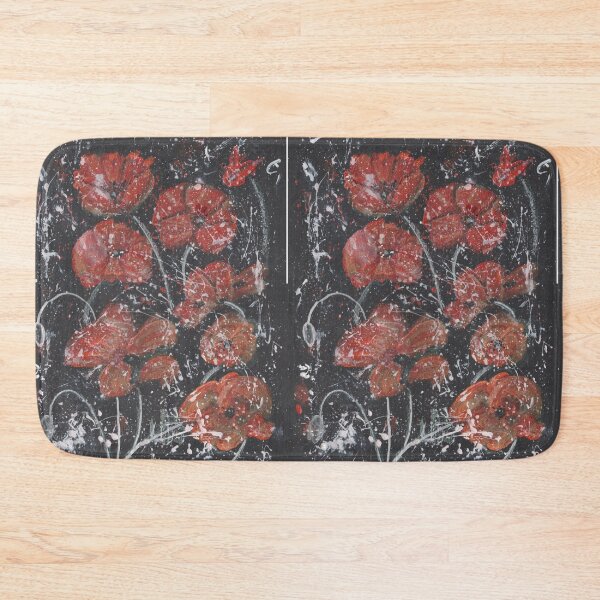 Item preview, Poppies corn poppy flowers blossoms abstract designed and sold by Marion Waschk.