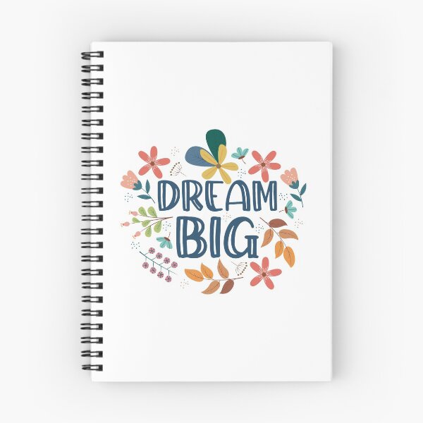 Item preview, Dream big. Lettering and floral design quote. designed and sold by Mushrankhan.