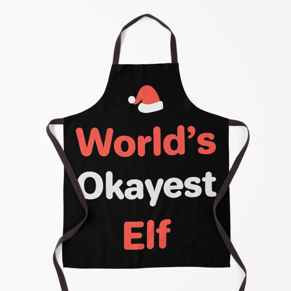 Item preview, World's Okayest Elf Funny Christmas Xmas designed and sold by artvia.