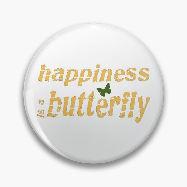Item preview, Distressed Happiness is a butterfly text with a small butterfly image designed and sold by Bees-Honey-Gift.