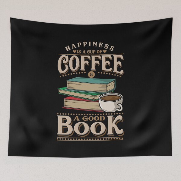 Item preview, Happiness Is A Cup Of Coffee And A Good Book designed and sold by Sandra78.