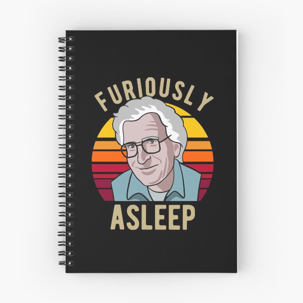 Item preview, Noam Chomsky - Furiously Asleep - Funny Linguist Art designed and sold by CanadianUnicorn.