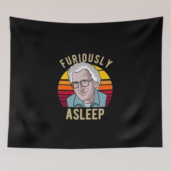 Item preview, Noam Chomsky - Furiously Asleep - Funny Linguist Art designed and sold by CanadianUnicorn.