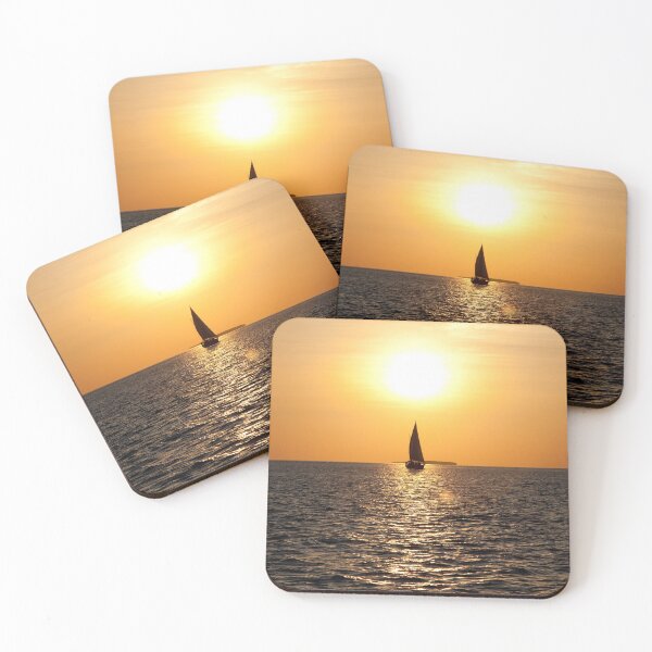 Item preview, Sailing Boat Crossing the Horizon at Sunset designed and sold by Chris Bingham.