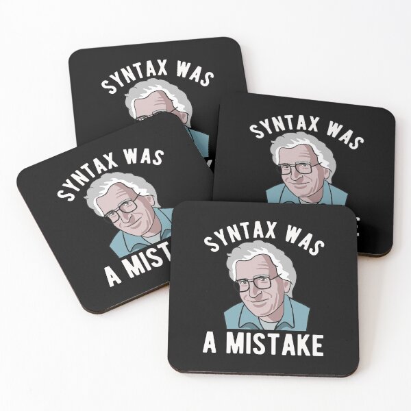 Item preview, Noam Chomsky - Syntax Was A Mistake - Funny Linguist Art designed and sold by CanadianUnicorn.