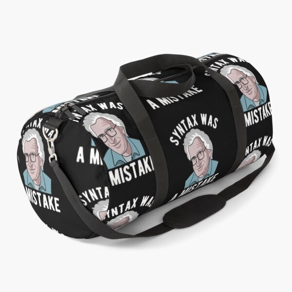 Item preview, Noam Chomsky - Syntax Was A Mistake - Funny Linguist Art designed and sold by CanadianUnicorn.