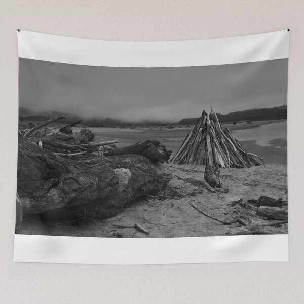 Item preview, Log Tipi on the Beach designed and sold by Chris Bingham.