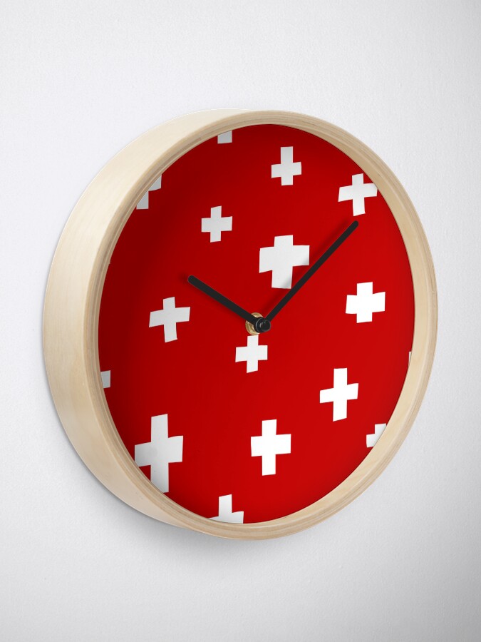 Bandera suiza Reloj