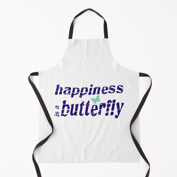Item preview, Distressed Happiness is a butterfly text with a small butterfly image designed and sold by Bees-Honey-Gift.