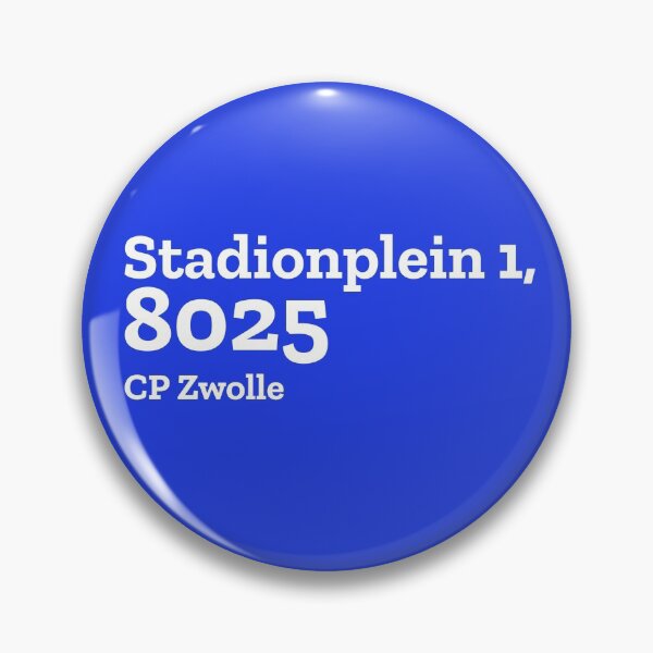 Item preview, Stadion Zwolle Adresontwerp designed and sold by The Chuck Wagon.