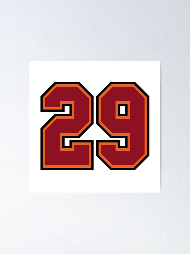 Number 29 Sports Tampa Twenty-Nine Jersey Sticker for Sale by