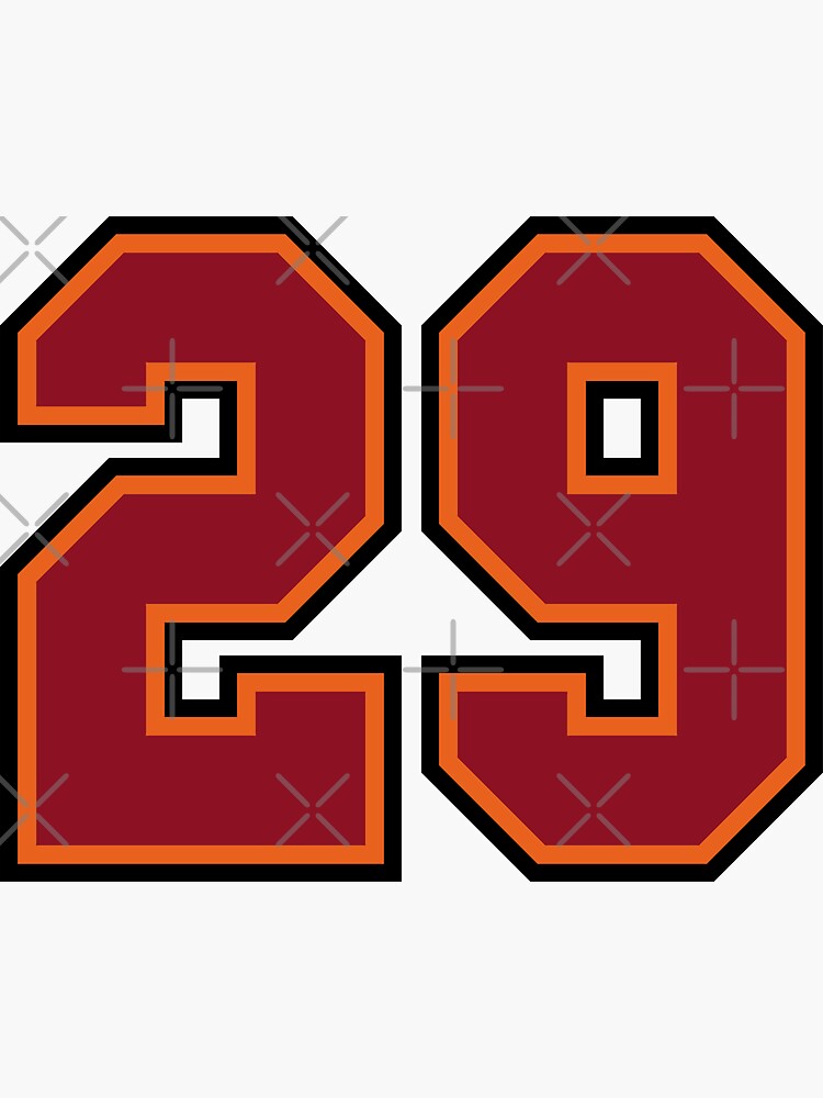 35 Sports Number Thirty-Five Sticker for Sale by HelloFromAja