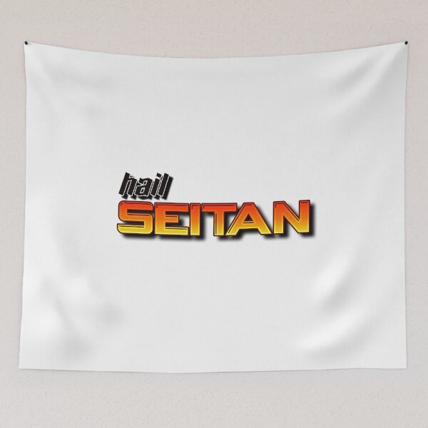 Item preview, Hail Seitan vegan plant-based designed and sold by LauraBarnesArt.