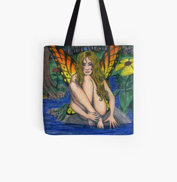 Butterfly Stone All Over Print Tote Bag