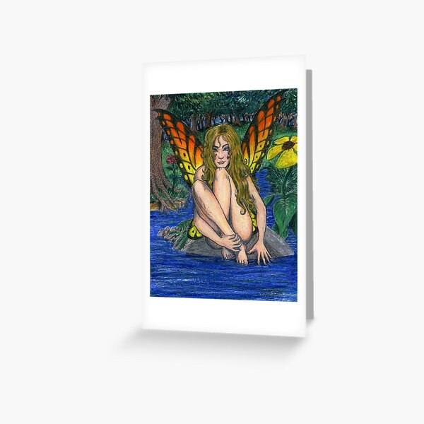 Butterfly Stone Greeting Card