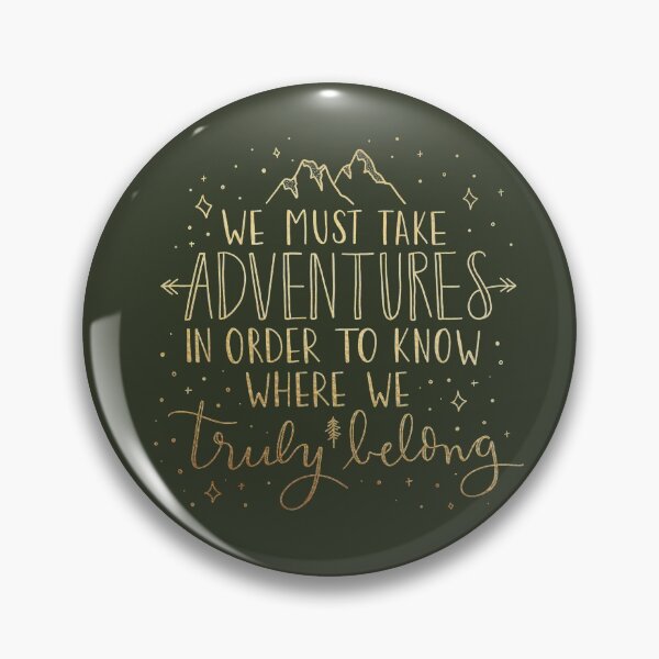 Item preview, Golden adventure quote designed and sold by pinapurri.
