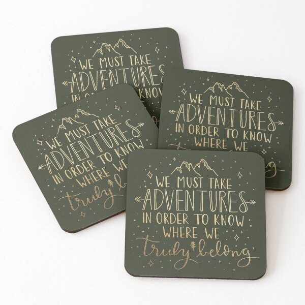 Item preview, Golden adventure quote designed and sold by pinapurri.