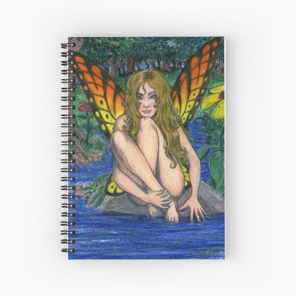 Butterfly Stone Spiral Notebook