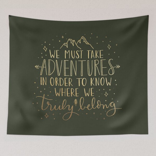 Item preview, Golden adventure quote designed and sold by pinapurri.