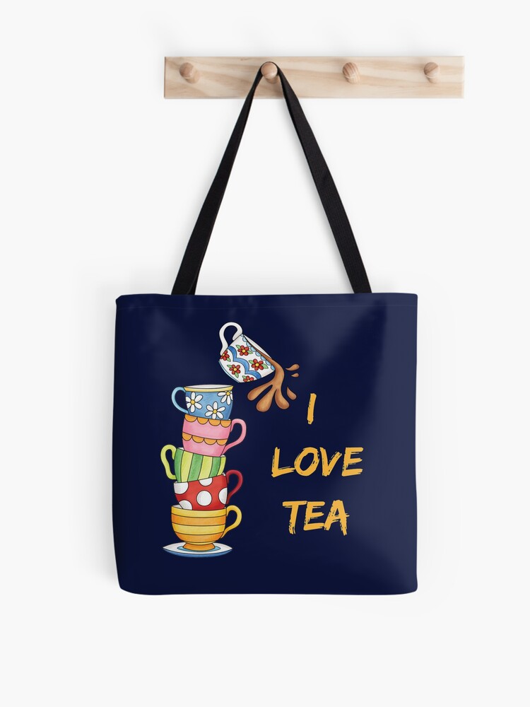 LOVE Tea Recycled Canvas Tote Bag