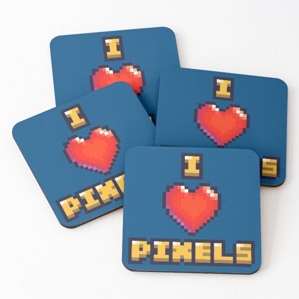 Item preview, I Heart Pixels designed and sold by chipdesigns.