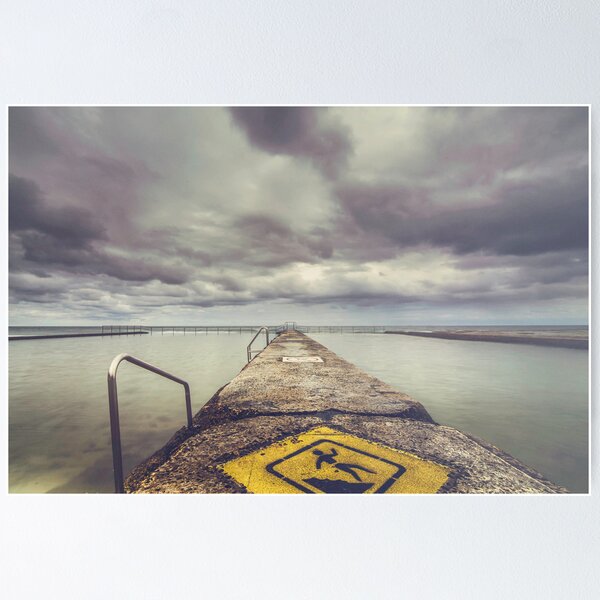 Item preview, The baths at the beach designed and sold by BlueFlowerArt.