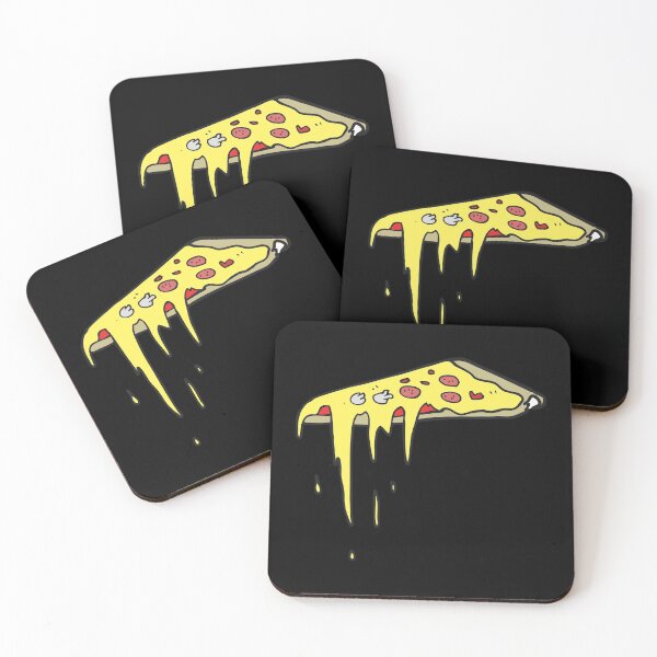 Item preview, Cheese Dripping Pizza Slice Cartoon designed and sold by Maria Simone.