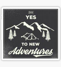 New Adventures Sticker