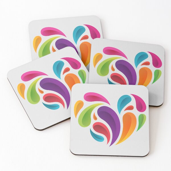 Item preview, multicolored heart designed and sold by Mike Kiev art.