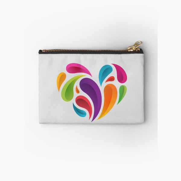 Item preview, multicolored heart designed and sold by Mike Kiev art.