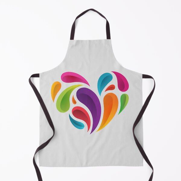 Item preview, multicolored heart designed and sold by Mike Kiev art.