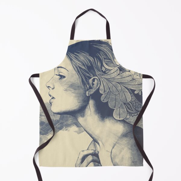 Item preview, Moral Eclipse II sh | doodle woman portrait designed and sold by Marco Paludet.