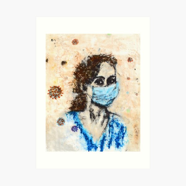 Mask Art Print