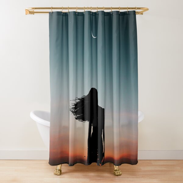 Beauty_night Shower Curtain