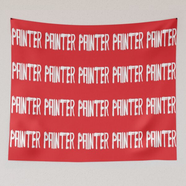 Item preview, Painter gift art student digital watercolor brush - Red and white colors designed and sold by conceptDVS.