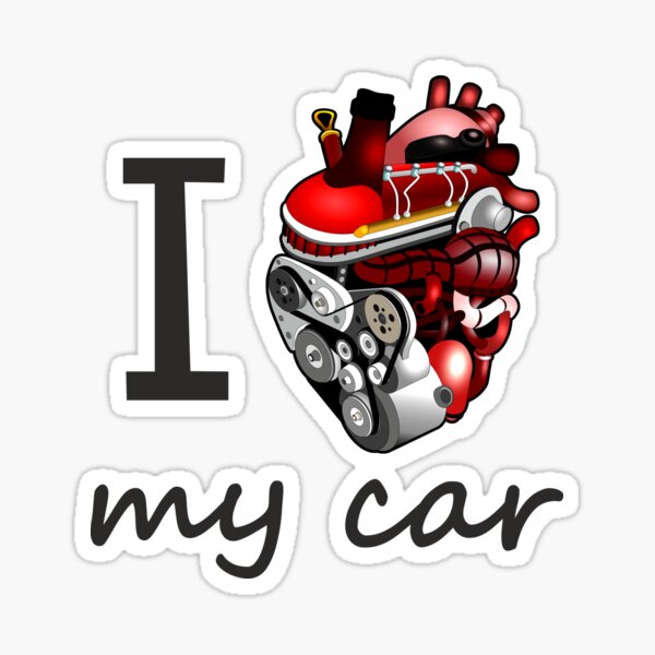 I Love My Audi Decal Sticker – Decalfly