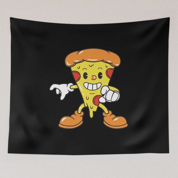 Item preview, Retro Pizza Cartoon designed and sold by Maria Simone.
