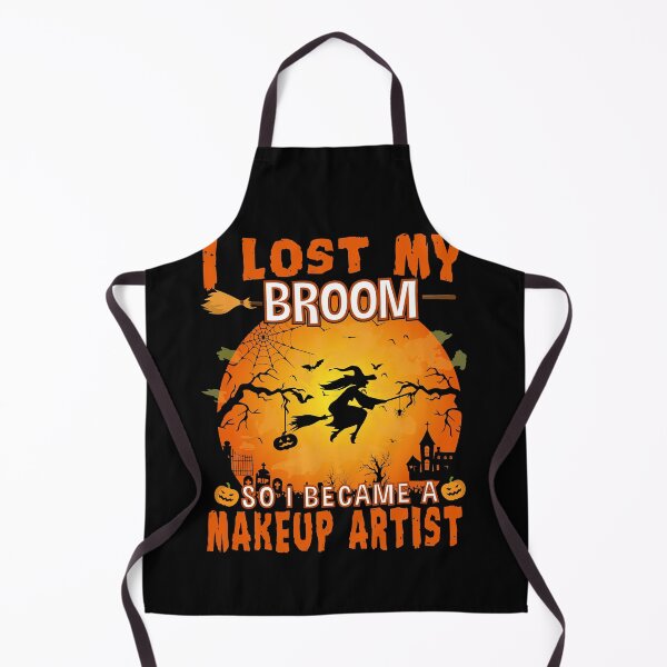 Item preview, I lost My Broom Makeup Artist Witch Halloween Party designed and sold by zedesignn.