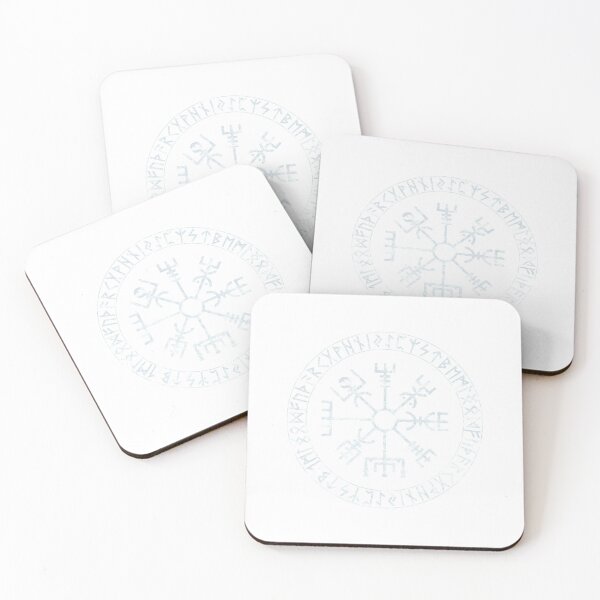 Item preview, Vintage Viking Norse Mythology Runes Valhalla Vegvisir Odin design designed and sold by A-Fashion.