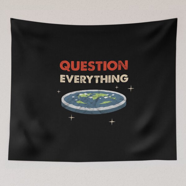 Item preview, Flat Earth Conspiracy Theory Society Earther Truth Vintage design designed and sold by A-Fashion.