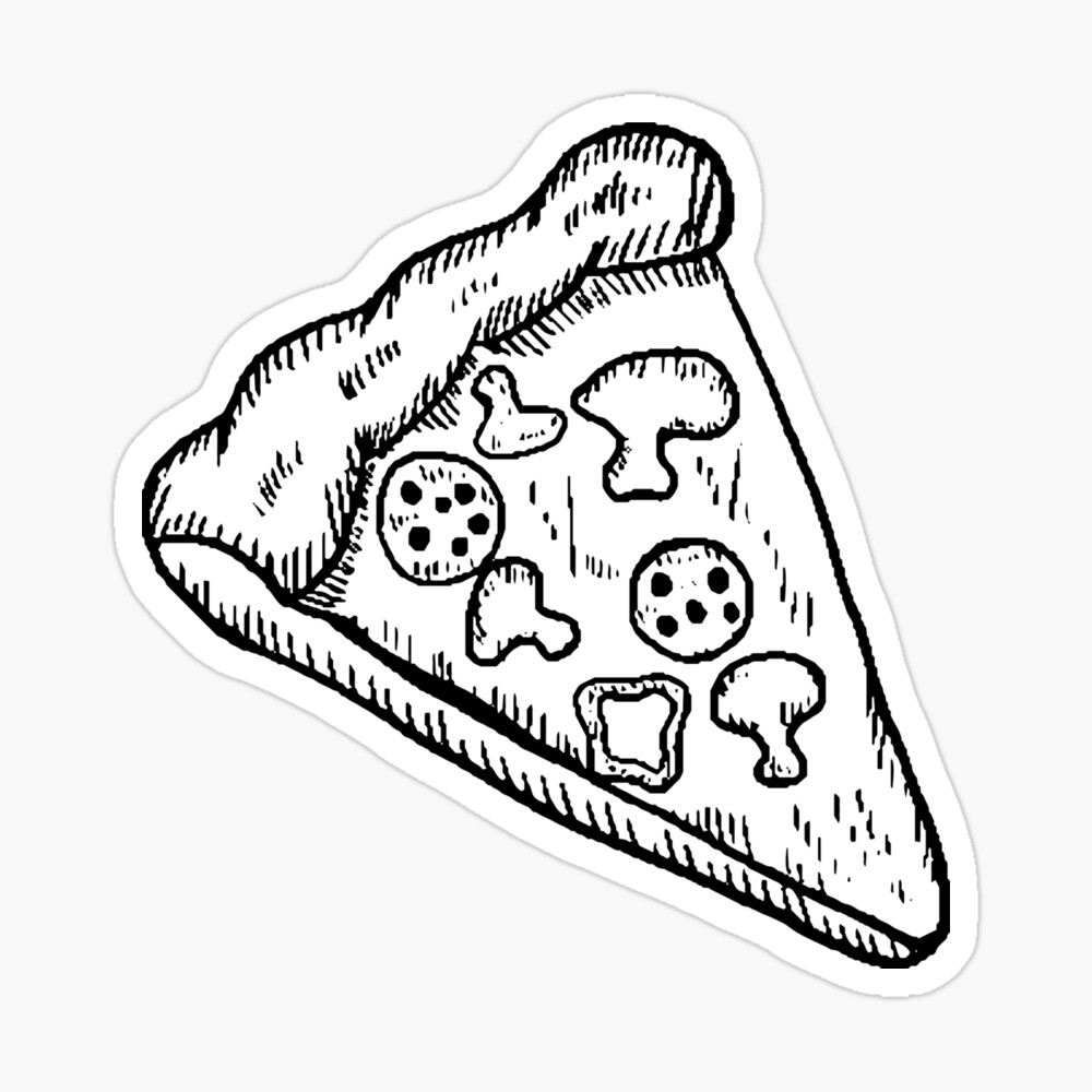 Sketch pizza clipart PNG - Similar PNG